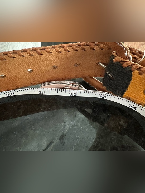 Vibrant Vintage Mayan Designs Guatemalan Woven Belt w/ Large Stone Accents ✨